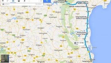 Travelling And Route Map Of Srisailam