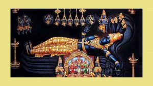 Magnificent Idol Of Lord Padmanabha swamy