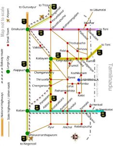 Travelling And Route Map Sabarimala Temple